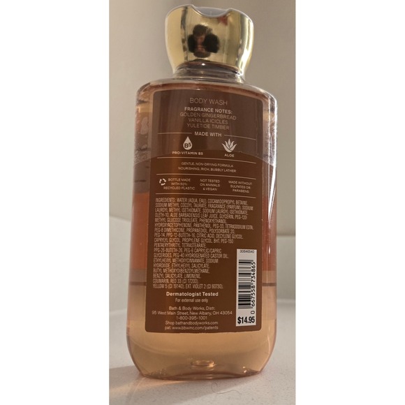 Bath‎ & Body Works Jolly Gingerbread Village Body Wash - 10 fl oz - Picture 2 of 3